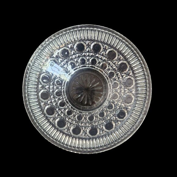 Vintage Federal Glass Company 5 5/8" Windsor Clear Mayonnaise Bowl - Picture 2 of 6